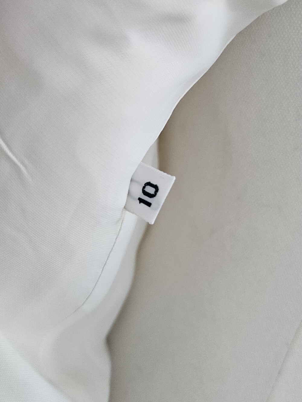 Christian Dior Ivory Double Breasted Blazer Silk Wool Vintage USA Size 10 - Picture 12 of 13